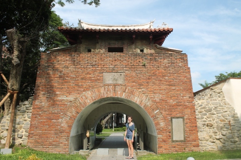 The old West gate. Constructed while Taiwan was a Japanese colony. 